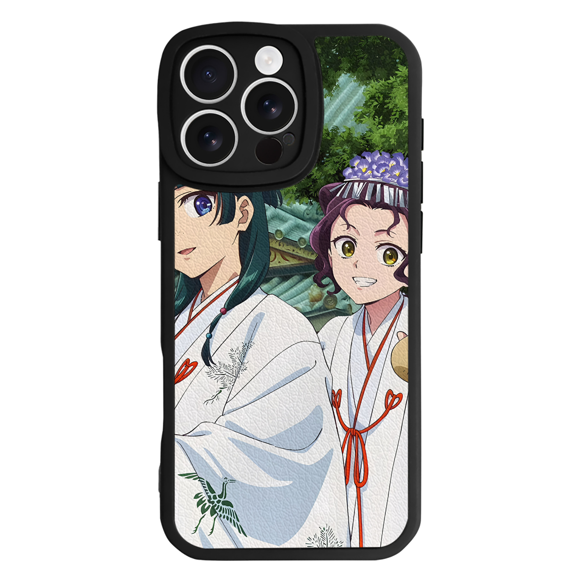 （画像用） 薬屋のひとりごと The Apothecary Diaries 【iPhone 16シリーズ対応】シリコンスマホケース（レザー調） 材質：シリコン